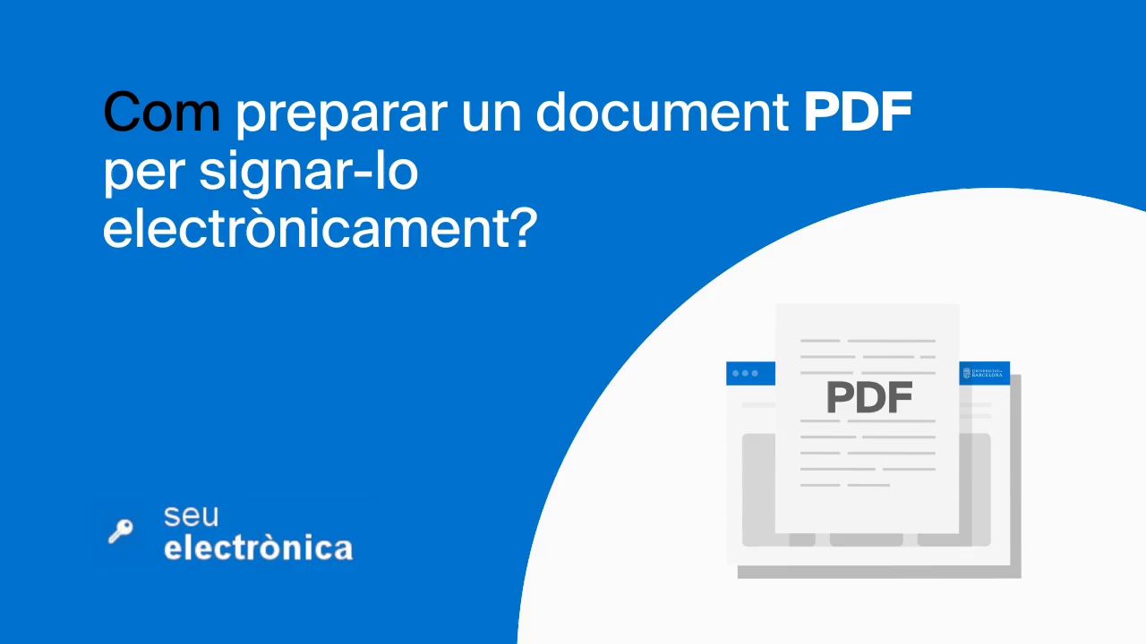 Com preparar un document PDF per signar-lo electrònicament?