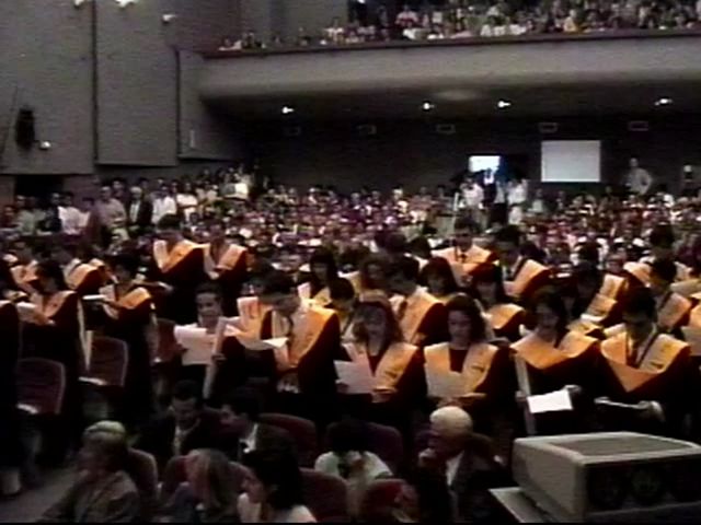 Acte de graduació en Medicina - Campus Bellvitge 1997